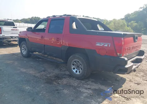 2002 Chevrolet Avalanche 1500 from USA, damaged, VIN 3GNEK13T62G128258
